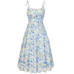 Belle Poque Spaghetti Strap Floral Dress