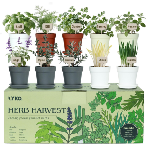 33-Piece 10-Herb Indoor Garden Kit