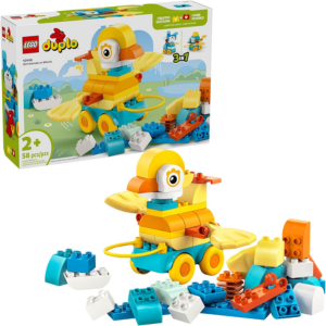 LEGO Duplo 58-Pieces 3-in-1 Animals on Wheels Building Toy