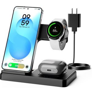 Foldable 3-in-1 Wireless Charging Station