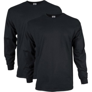 Hanes 2-Pack Men's Gildan Long Sleeve T-Shirt