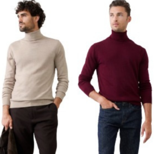 Banana Republic Men's Wool Turtleneck Sweater