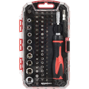 Amazon Basics 73pc Magnetic Ratcheting Wrench & Screwdriver