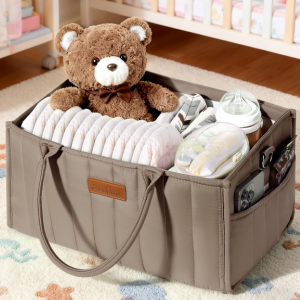 Portable Baby Diaper Caddy Organizer w/Handle