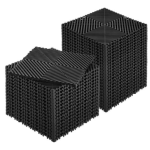 Interlocking 12-Pack Drainage Mat Floor Tiles