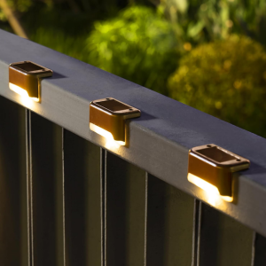 16-Pack Solar LED Deck & Step Lights
