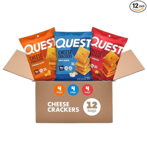Quest 12-Pack Cheesy Protein Crackers Variety Pack