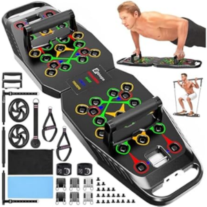Push UP Board, Pilates Bar & 20 Fitness Accessories