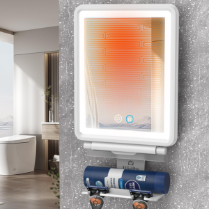 Heated Fogless Shower Mirror w/Lights
