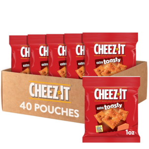 40-Count Cheez-It Extra Toasty Cheese Crackers