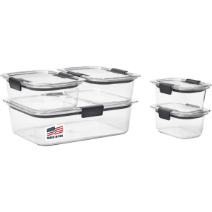 Rubbermaid Set of 5 Food Storage Containers