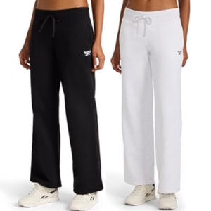Reebok Women's Wide Leg Fleece Sweatpants