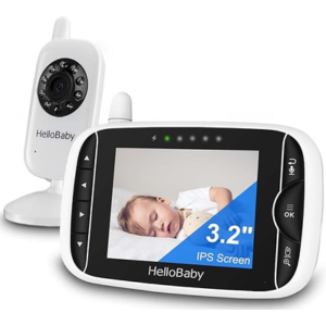 Wireless Baby Monitor w/Night Vision & Lullabies