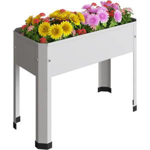 Galvanized Steel Raised Garden Bed Planter