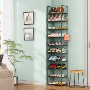 10-Tier Metal Shoe Rack