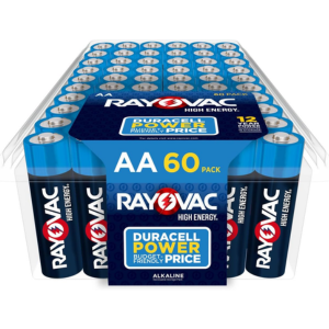 Rayovac 60-Count AA Alkaline Batteries