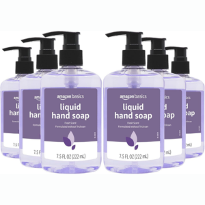 6-Pack Amazon Basics Liquid Hand Soap w/Moisturizers
