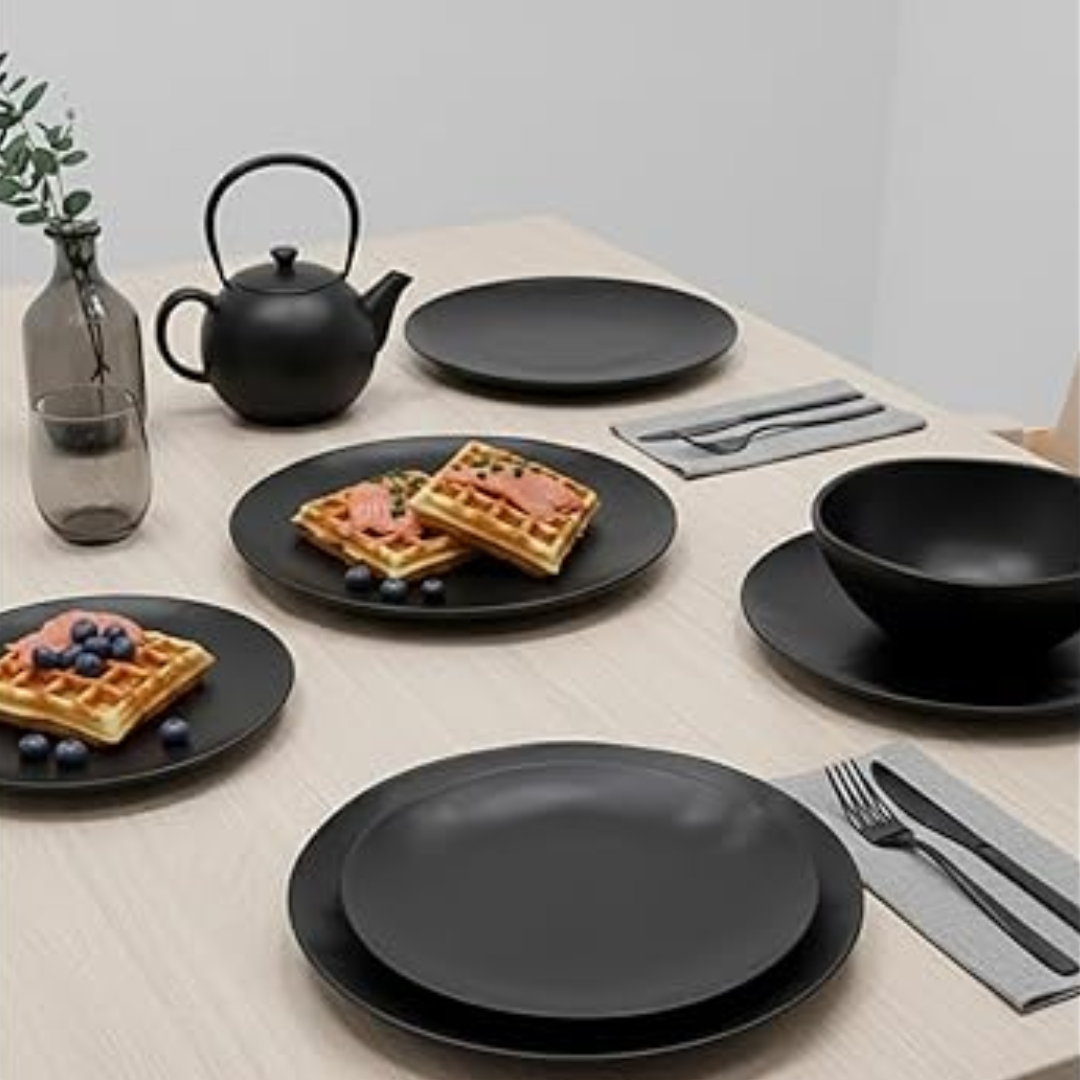12-Piece Organic Coupe Dinnerware Set