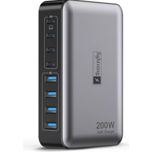 8-Port USB C Fast Charger