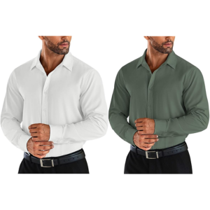 Coofandy Men's Regular Fit Dress Shirt