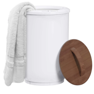 Wood Lid Bucket Electrical Towel Warmer