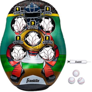 Franklin Sports Inflatable 5-Hole Baseball Target w/Balls