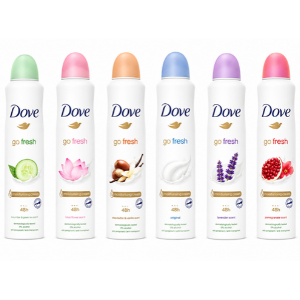 Dove 6-Pack Women's Antiperspirant Deodorant Spray