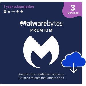 Malwarebytes 3-Device Premium Security