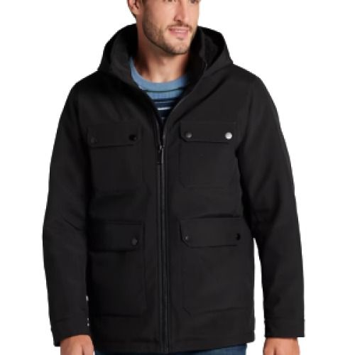 Jos. A. Bank Traveler Tailored Fit Soft Shell Hooded Jacket