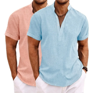 2-Pack Men's Linen Shirt