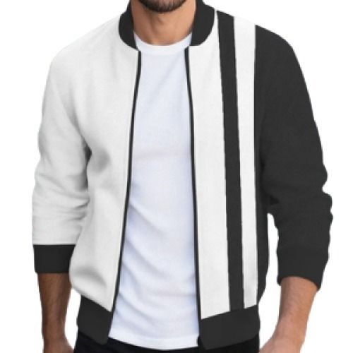 Men's Color Block Lightweight Varsity Jacket
