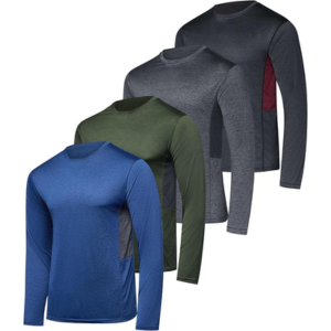 4-Pack Men's Dry-Fit UPF 50 T-Shirts