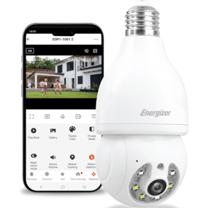 Energizer Smart 2K QHD Security Socket Camera w/App