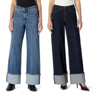 Amazon Essentials Women's High-Rise Cuffed Jeans