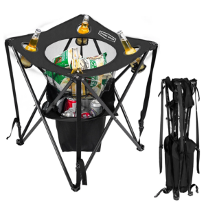 Foldable Party Table w/ Cup Holders