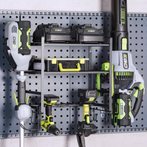 3-Tier Wall Mount Lawn Tool Storage Rack