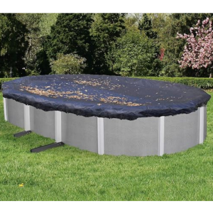Above-Ground 30' Oval Leaf Net Pool Cover