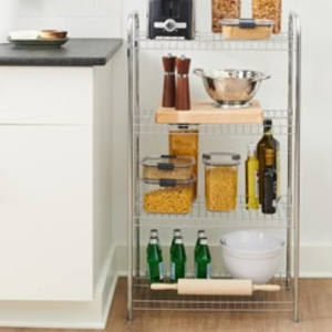 Rubbermaid 4-Tier Heavy Duty Metal Wire Shelf