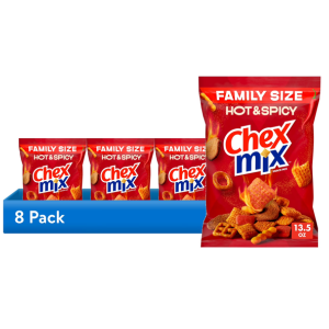 8-Pack Chex Mix Hot & Spicy Snack Mix