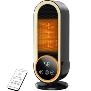 Indoor Portable 1200W Ceramic Space Heater w/Remote