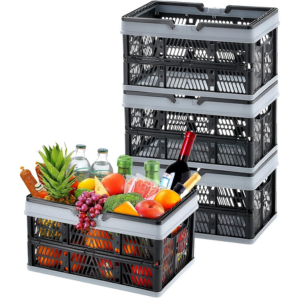3-Pack Foldable Storage Crate