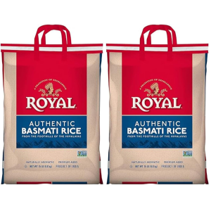 2-Pack Authentic Royal 15lbs. Basmati White Rice