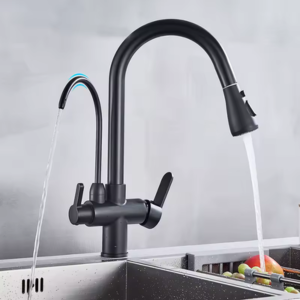 Rotating 360° Kitchen Faucet w/Water Filter