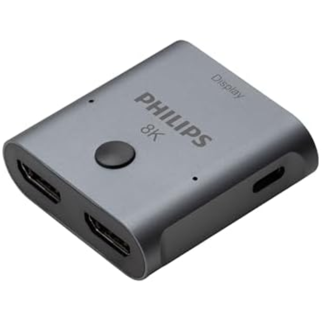 Philips 2-Port 8K HDMI Switch Splitter