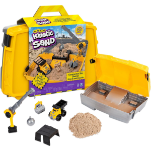 Kinetic Construction Site 2lbs Folding Sandbox w/Toy Truck