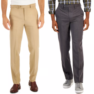 Nautica Men's Stretch Modern-Fit Dress Pants