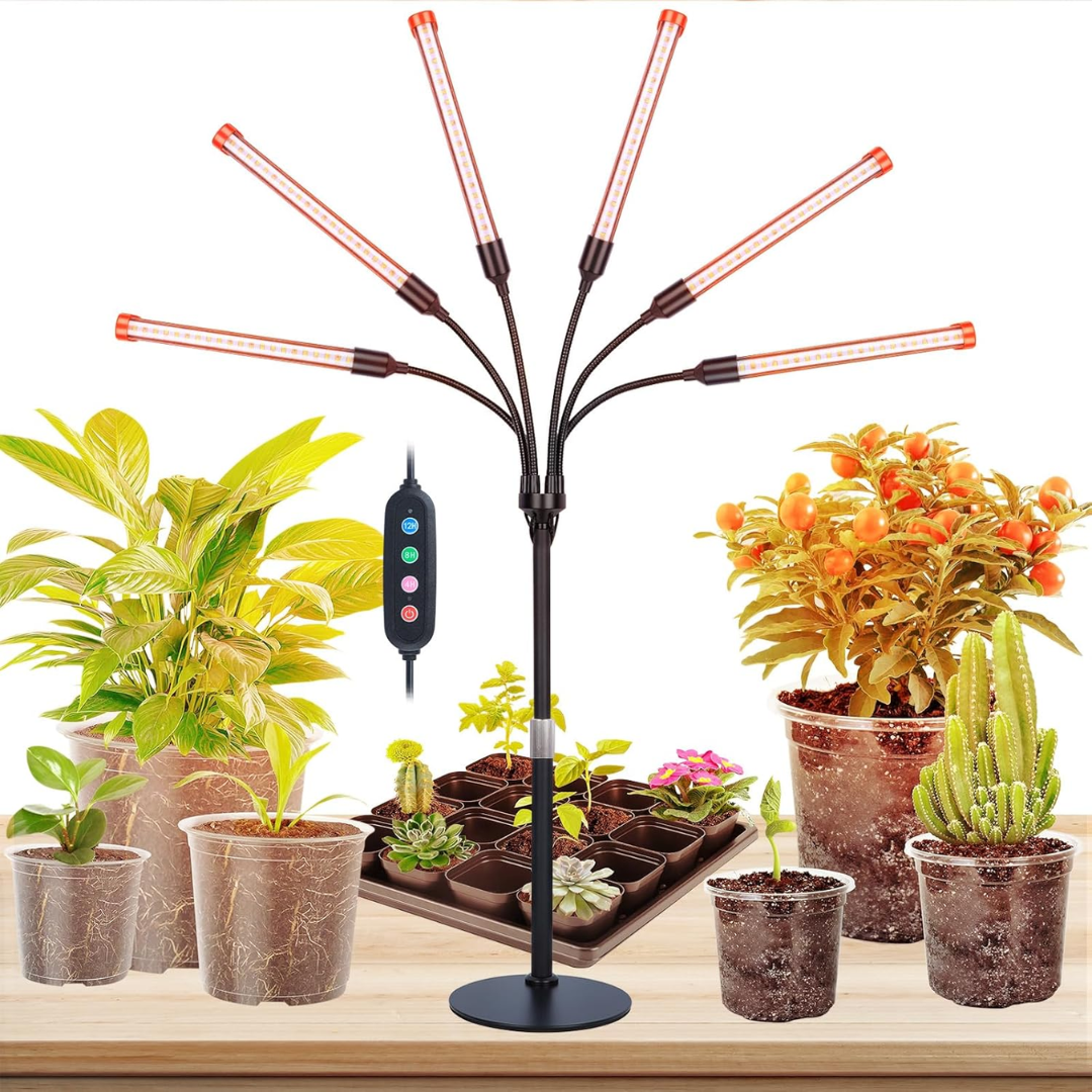 Indoor Plants 6-Head Table Top Grow Lights