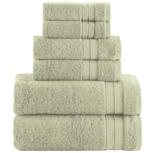 Elegant Comfort 6-Piece Turkish Cotton Towels