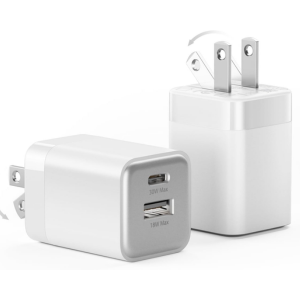 2-Pack 30W Dual Port USB-C Wall Charger