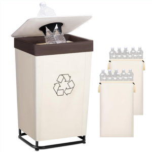 Indoor 29Gl. Recycling Bin w/Lid